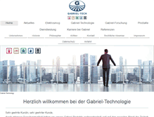 Tablet Screenshot of gabriel-technology.com